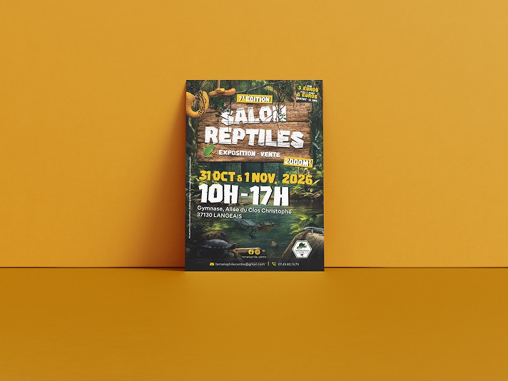 Support imprimé Terrariophilie Centre — flyer recto