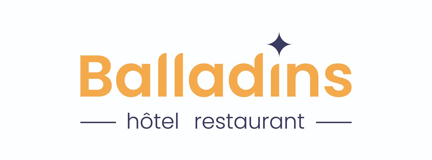 Logo Balladins Hôtel & Restaurant sur fond clair
