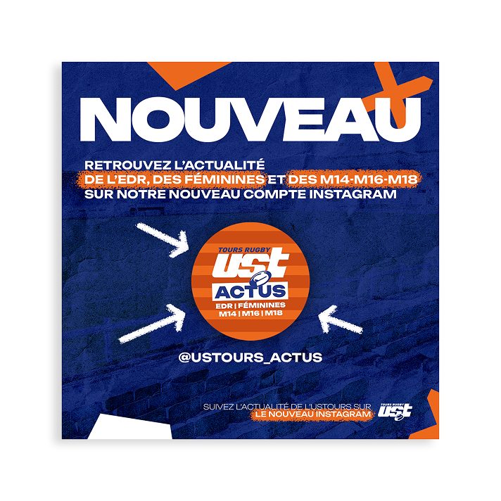 Post Instagram — lancement du compte UST Actus
